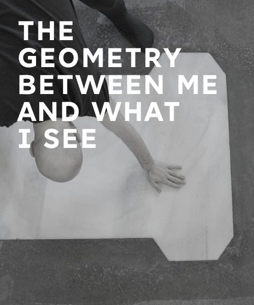2019_The geometry between me and what I see